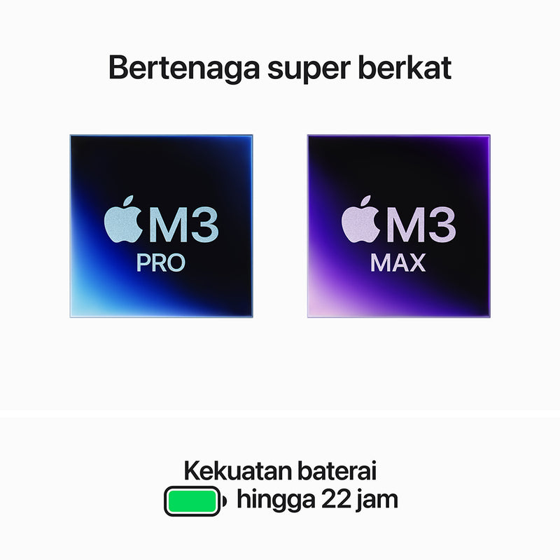 MacBook Pro 16 inci (M3 Pro, M3 Max)